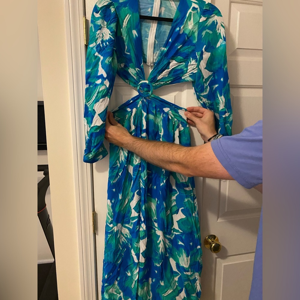 Cut out maxi dress